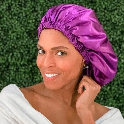 Reversible Charmeuse Satin Bonnet