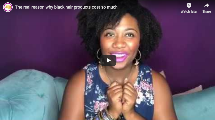 The real reason why black hair products cost so much