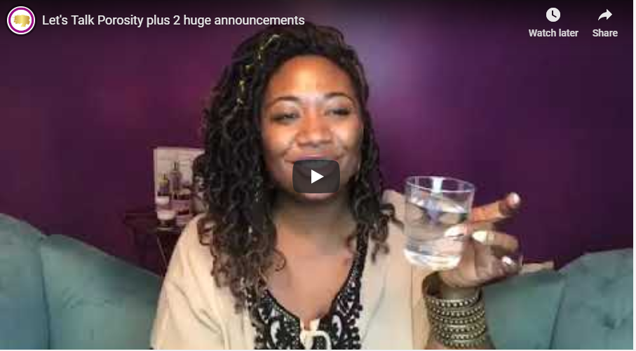 Let's Talk Porosity plus 2 huge announcements