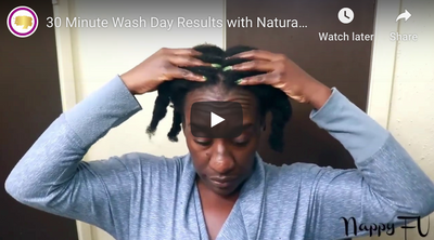 30 Minute Wash Day on 4c Hair with Naturalicious