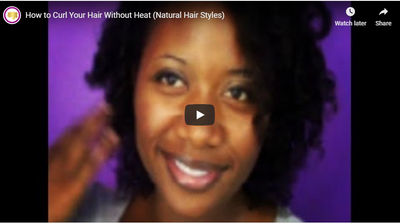 How to Curl Your Hair Without Heat (Natural Hair Styles)