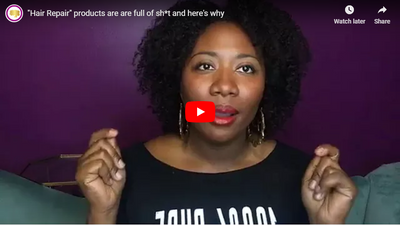 REAL HAIR REVELATIONS: "Hair Repair" products are full of sh*t and here's why