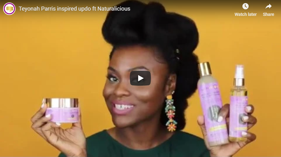Teyonah Parris inspired updo ft  Naturalicious