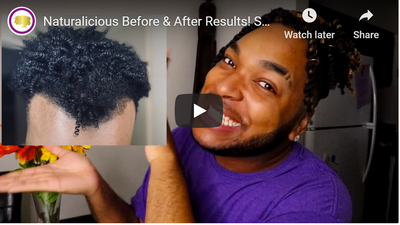 Jalen's Before & After - Spanish Almond Regrowth Oil