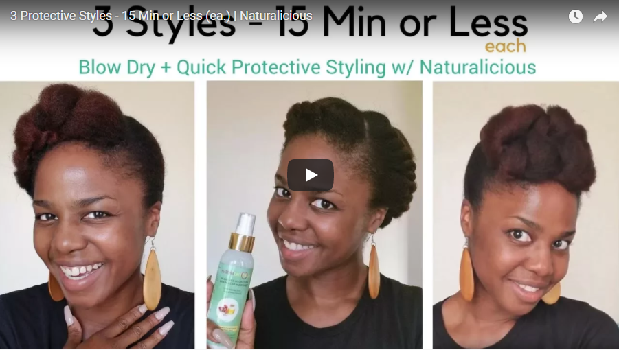 [QUICK TUTORIAL] 3 gorgeous styles that take less than 15 min