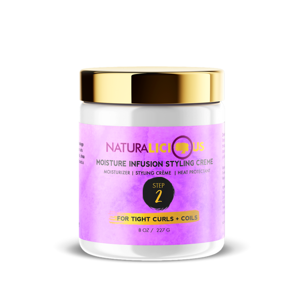 Step 2: Moisture Infusion Styling Creme (For Tight Curls