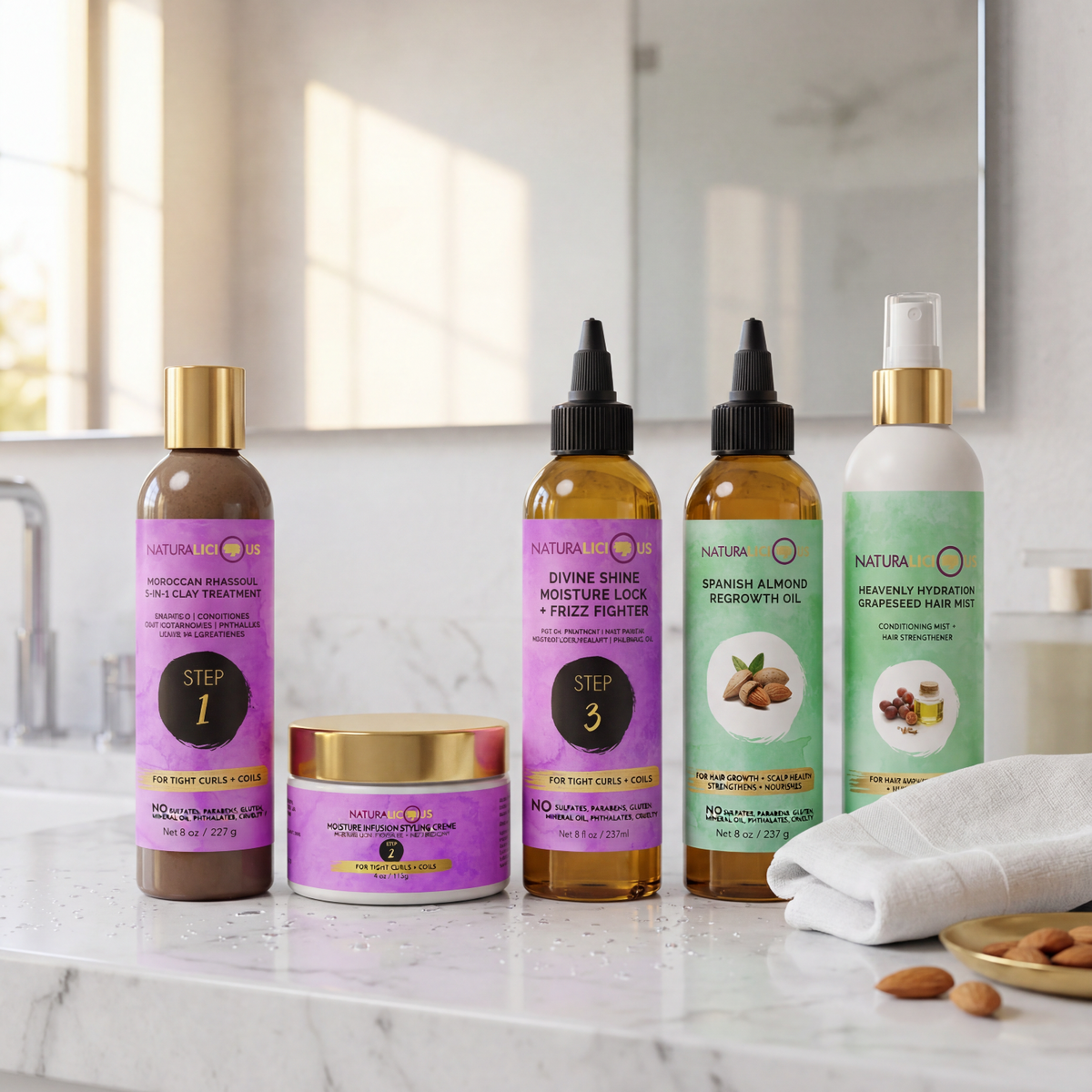Natural hair care wash day redefined. 