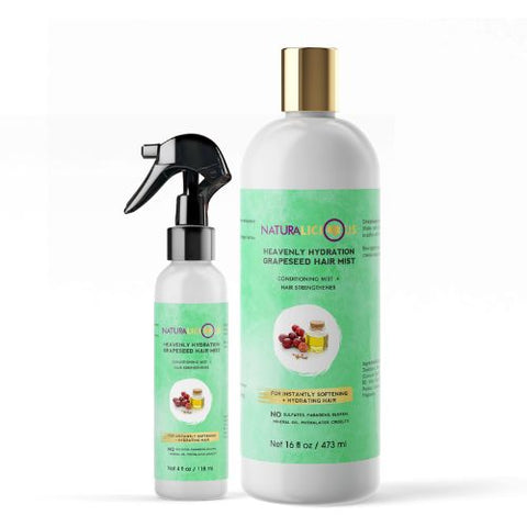 Heavenly Hydration Grapeseed Hair Mist w/ Trigger Sprayer and 16oz refill - 12 Days of Christmas