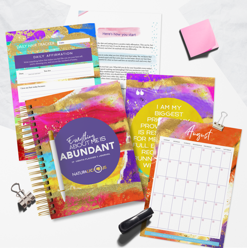 Everything About Me is Abundant - Journal/Planner